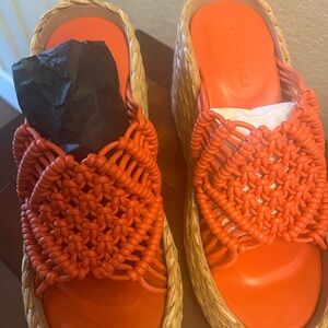 Paloma Barcelona Moira Napa Espadrilles in Grenadine! Orange